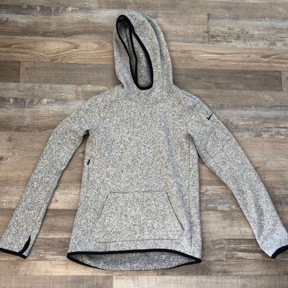 NIKE Womens small fleece hoodie therma fit